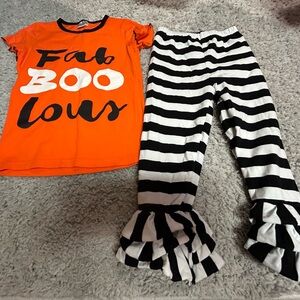 Girls size 4 online boutique Halloween set